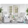 Vallauris 3pc Reclining Outdoor Patio Seating Set - Adore Decor