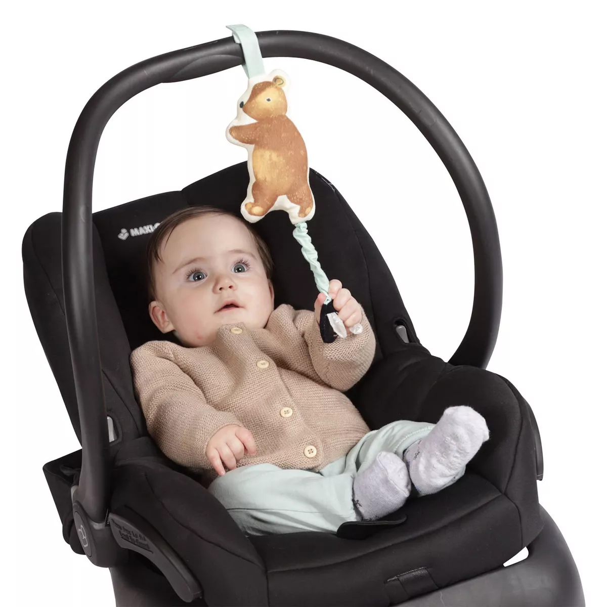 Manhattan Toy Bumble Bear Take Along Jiggle Toy