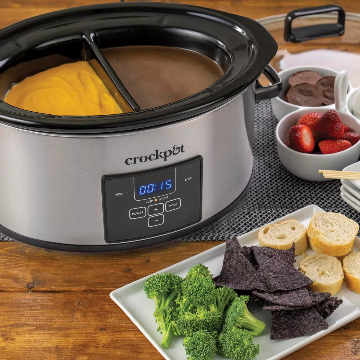 Crock Pot 6qt Choose-a-Crock Slow Cooker - Silver