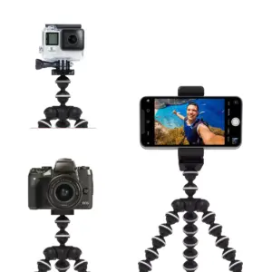 Tzumi ONAIR Selfie Tripod Stick with Flexible Smartphone Stand - Black