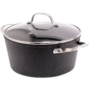 Starfrit The Rock 10Pcs Cookware Set - Black
