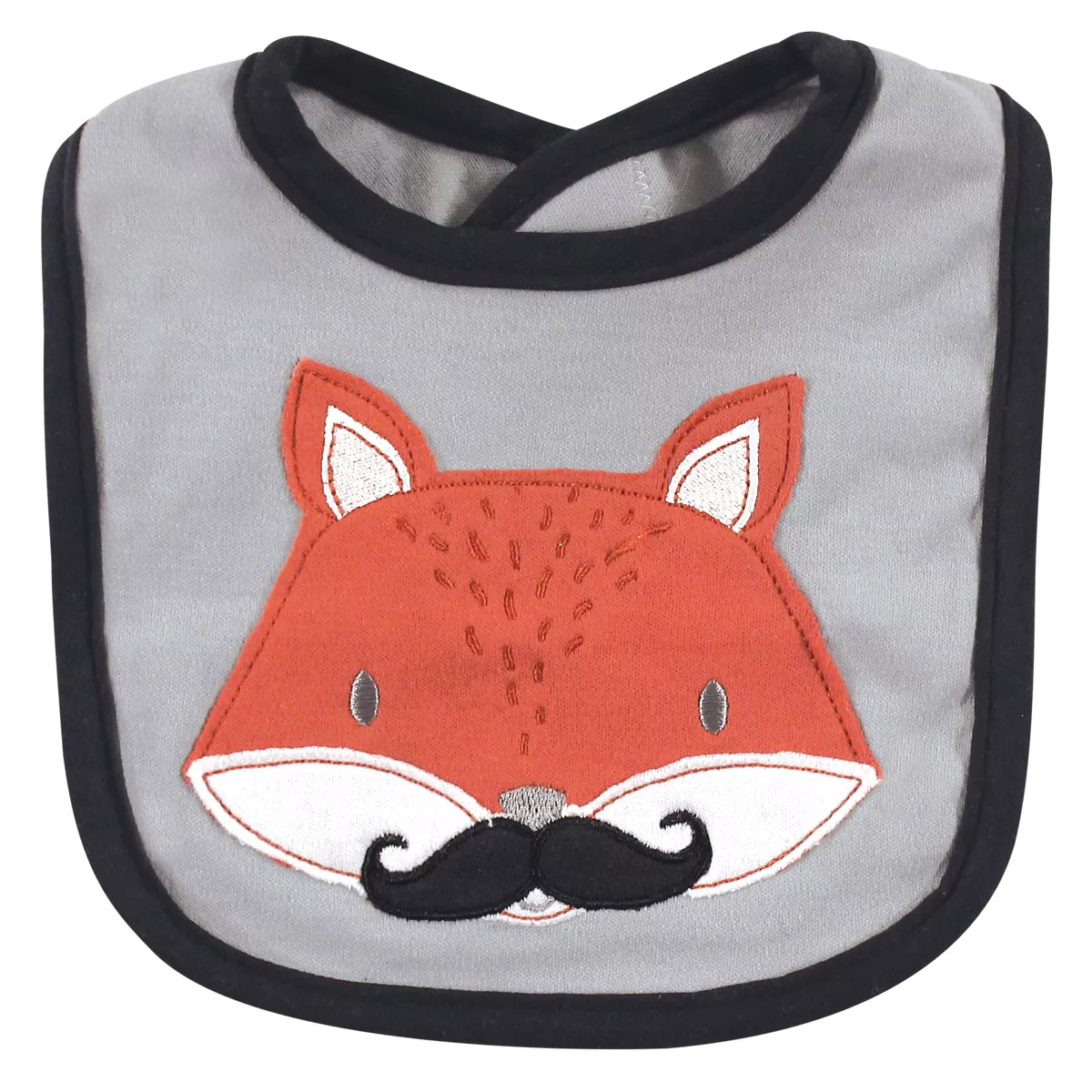 Hudson Baby Infant Boy Cotton Bib and Sock Set 5pk, Mr Fox, One Size
