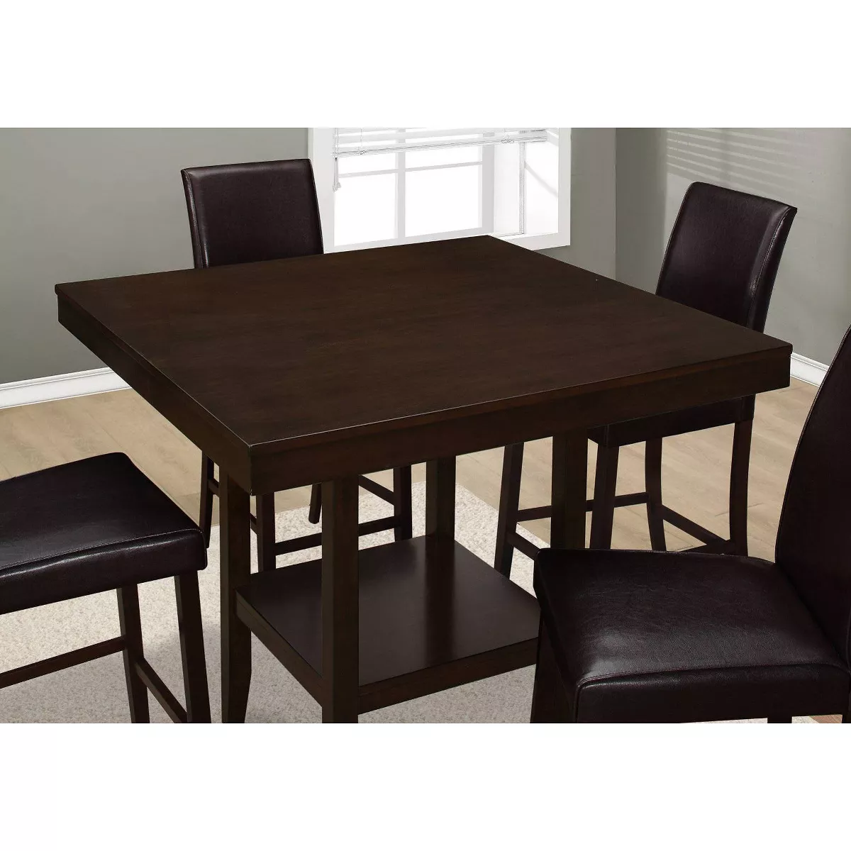 Dining Table - Counter Height - Cappuccino - EveryRoom