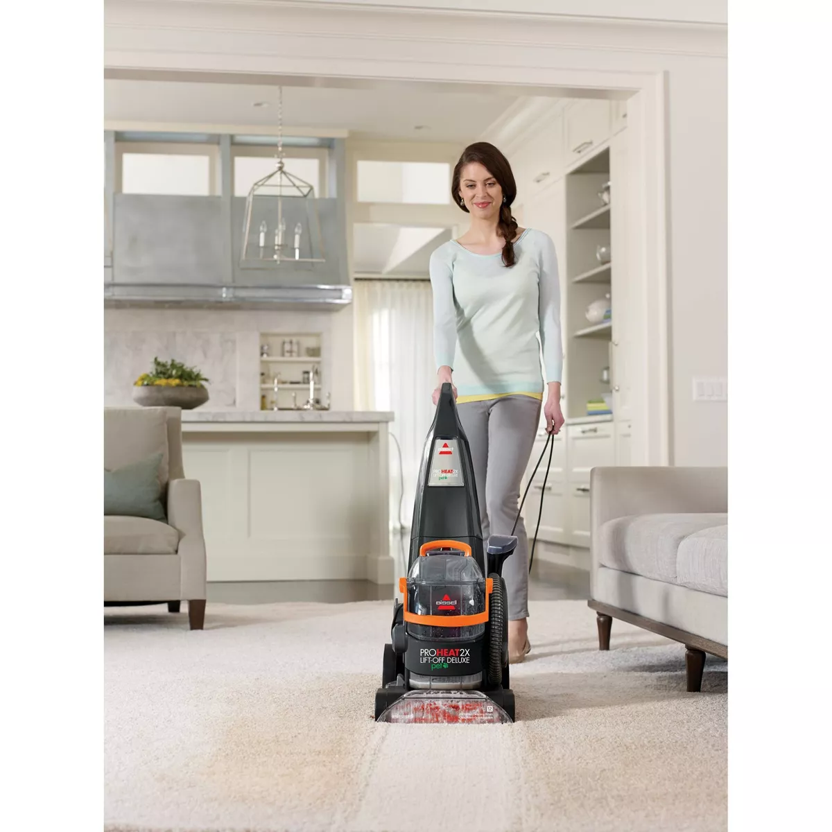 BISSELL ProHeat 2X Lift-Off Pet Upright Carpet Cleaner - 15651