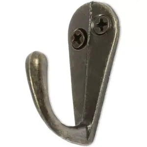 Okuna Outpost 50 Pack Metal Coat Wall Hooks with Screws, Bronze, 1.3