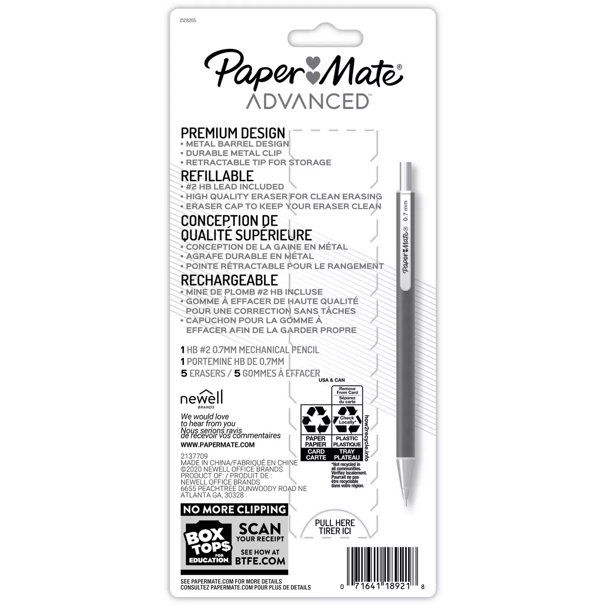 #2 Mechanical Pencil Advanced 0.7mm - PaperMate