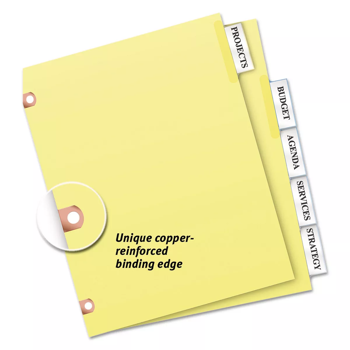 Avery Insertable Big Tab Dividers 5-Tab Letter 23281