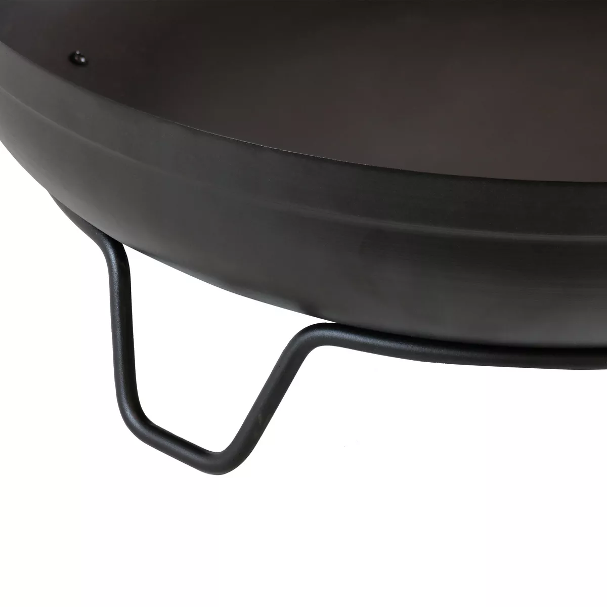 Sunnydaze Outdoor Camping or Backyard Steel with Heat-Resistant Finish Fire Pit Bowl on Stand - 23