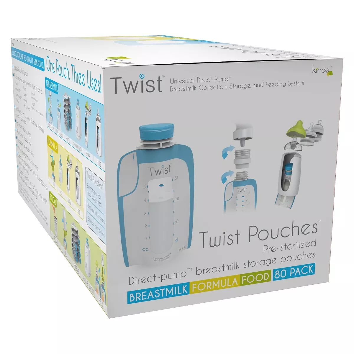 Kiinde Twist 80ct Milk Storage Pouch