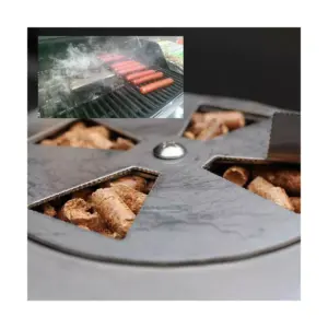 Smokehouse 9760-050-0000 100 Percent Natural Hardwood Hickory Wood Smoking BBQ Pellets for Smoker & Grill, 40 Pound Bag