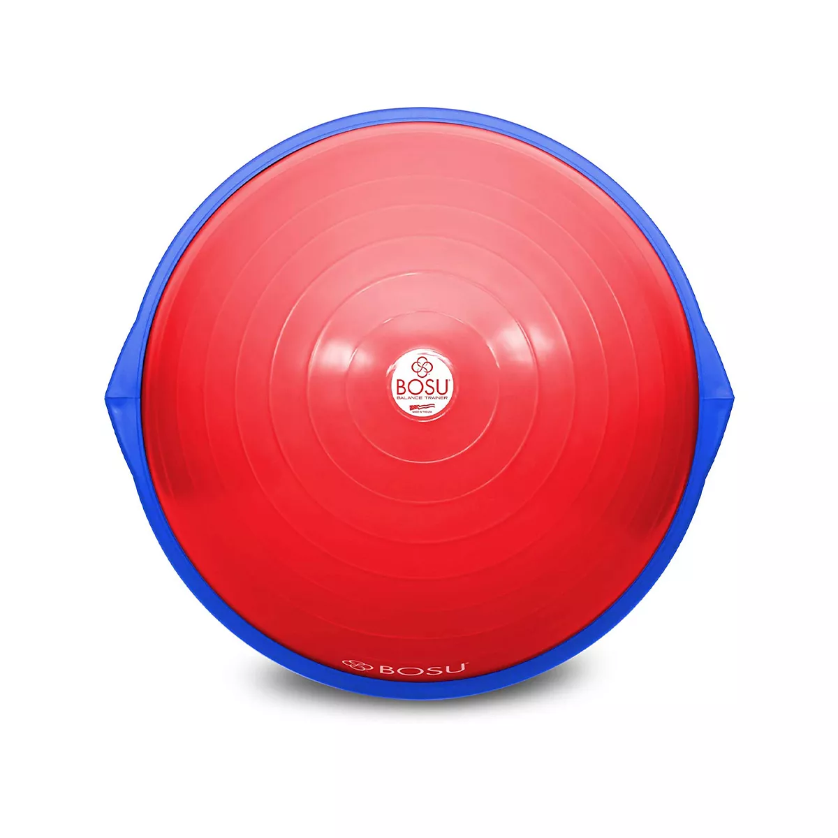 Bosu 72-10850 Home Gym Equipment The Original Balance Trainer 65 cm Diameter, Red and Blue