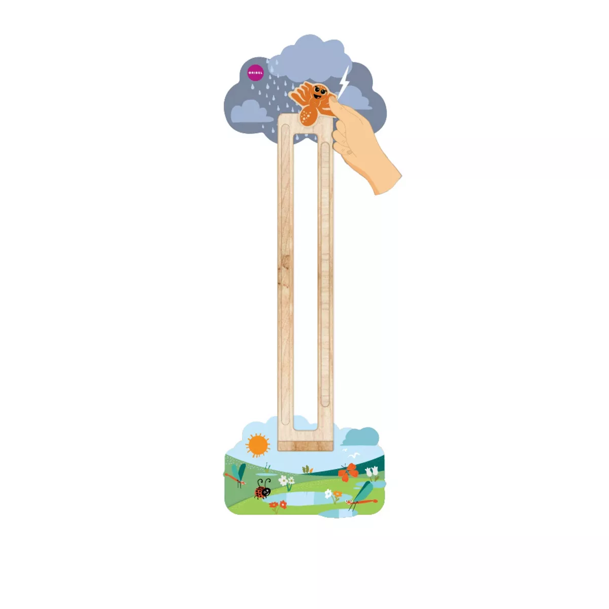Oribel Vertiplay Slidey Spidey Baby Toy