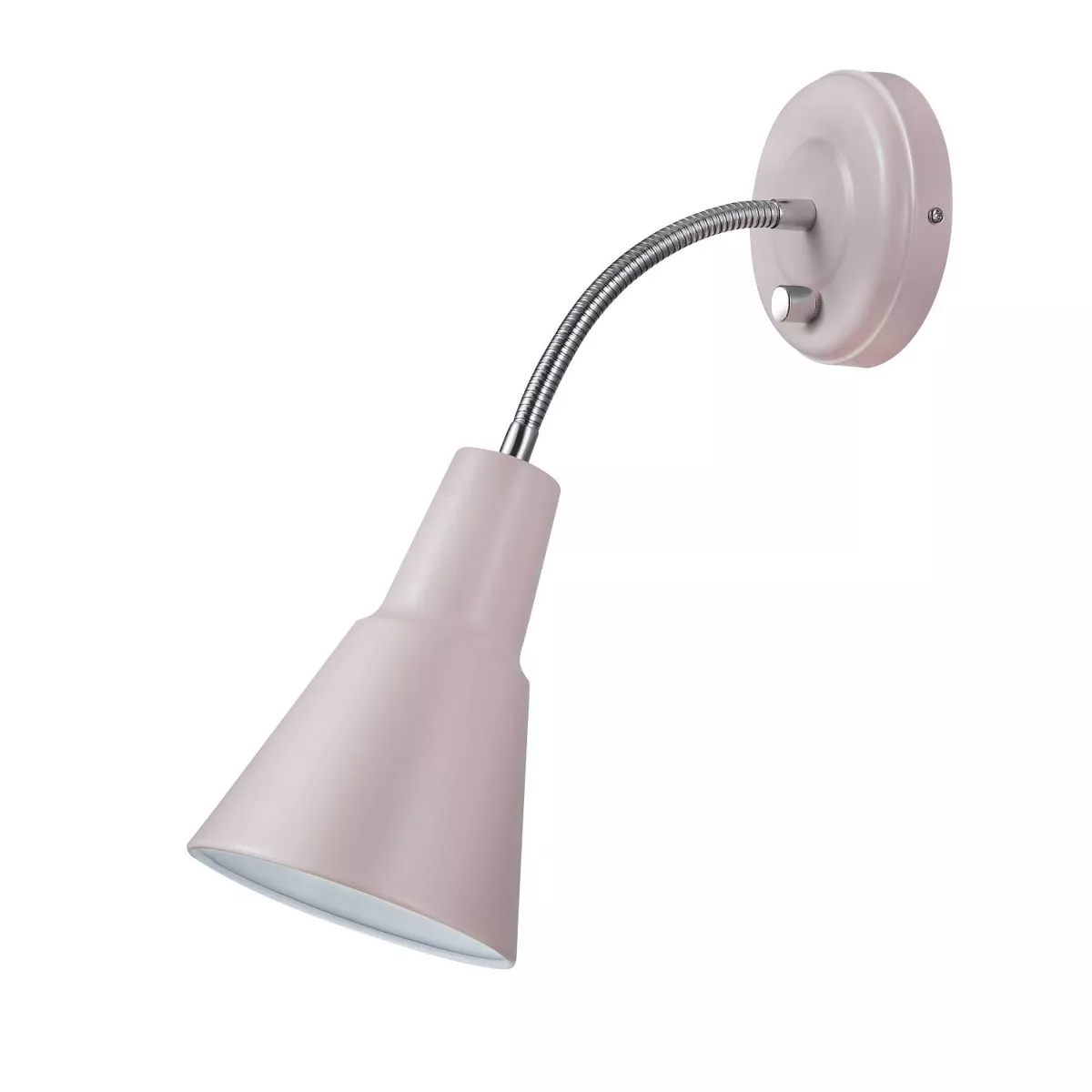 Sophie 1-Light Plug-In or Hard Wire Wall Sconce Matte Rose - Globe Electric