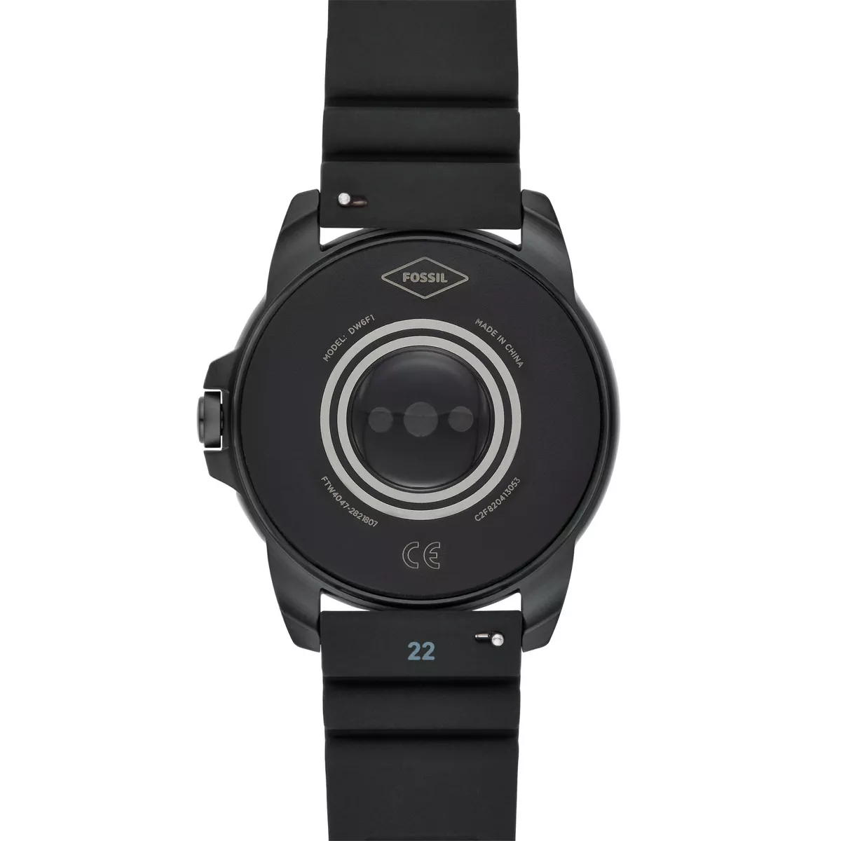 Fossil Gen 5E Smartwatch 44mm - Black with Black Silicone