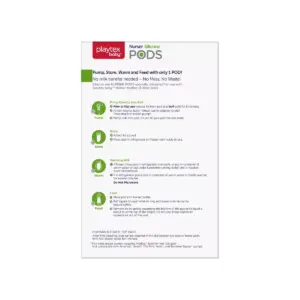 Playtex Nurser Silicone PODS Baby Bottle Liner Starter Set