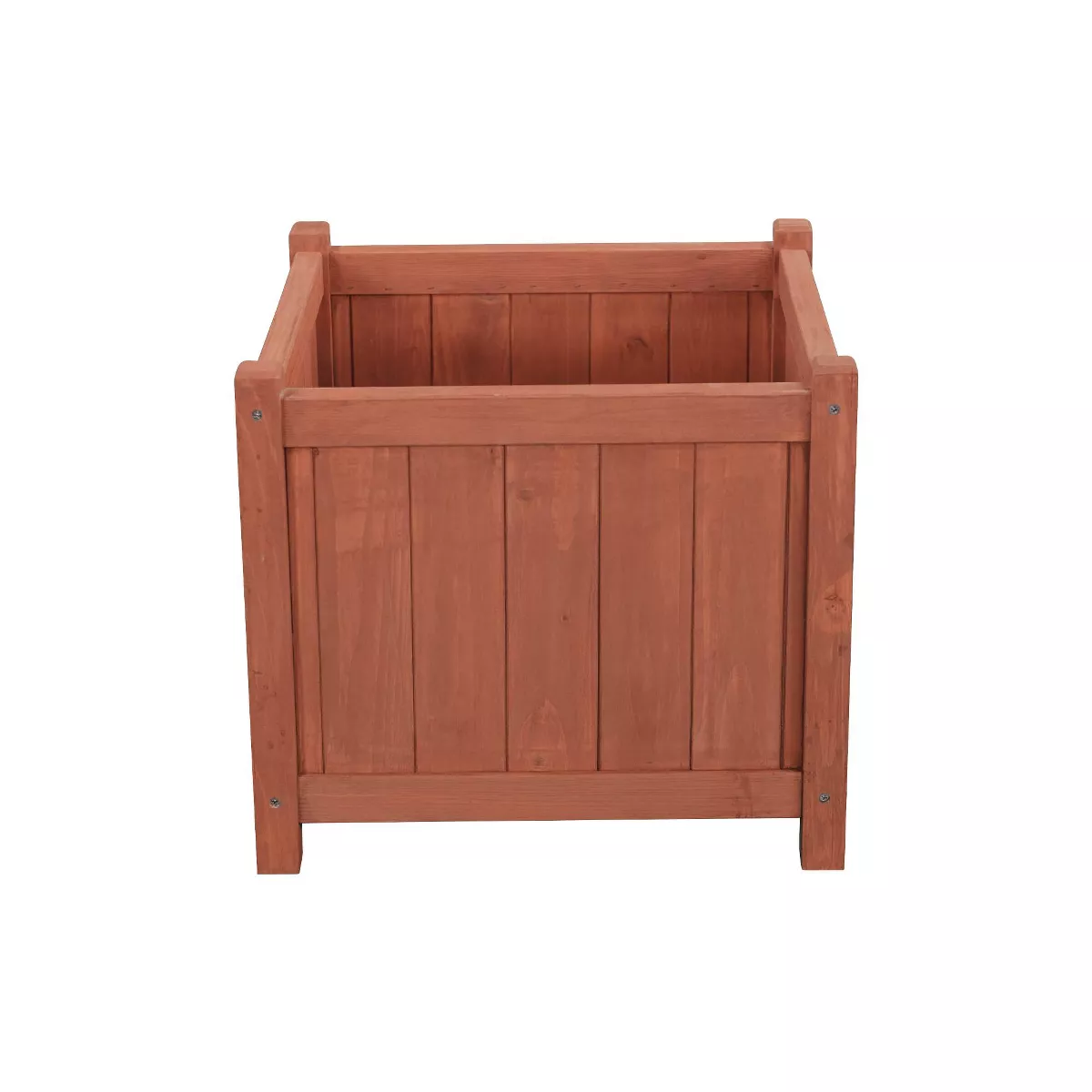 Square Planter Box - Brown - Leisure Season