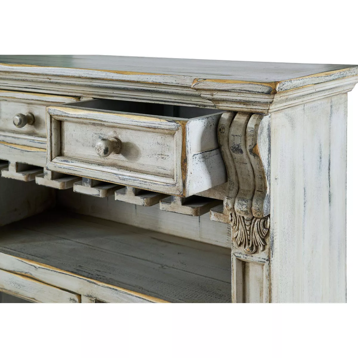 Celia Bar Console Light Gray - Picket House Furnishings