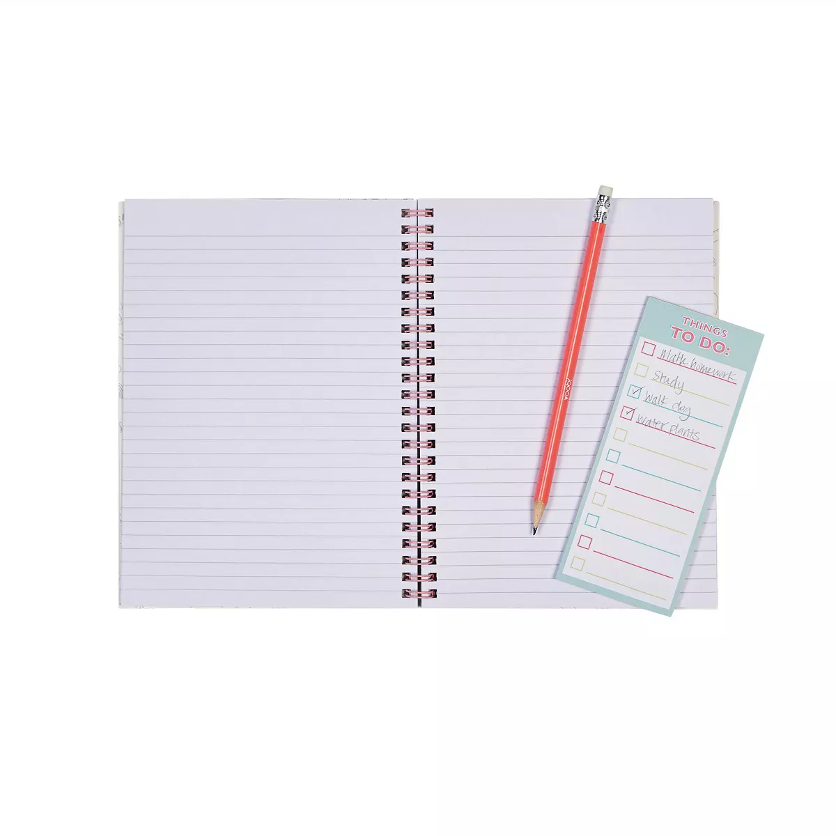 Yoobi™ 60 sheet College Ruled Spiral Journal Supplies Rainbow