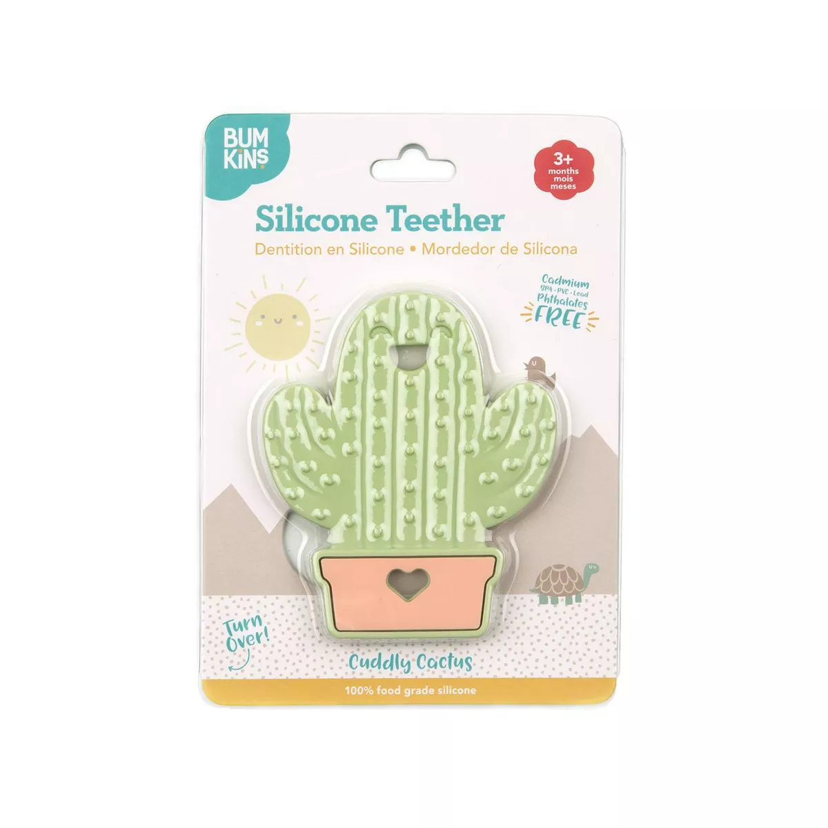 Bumkins Silicone Teether Cactus