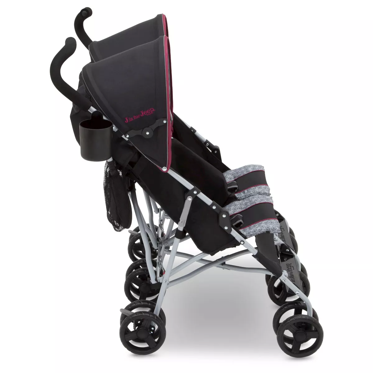 Jeep Scout Double Stroller - Lunar Burgundy
