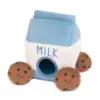 ZippyPaws Burrow Milk and Cookies Dog Toy - M