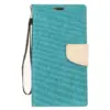 Insten Stand Denim Fabric with Card Slot Case Cover For Apple iPhone XS Max, Blue/Gray by Eagle