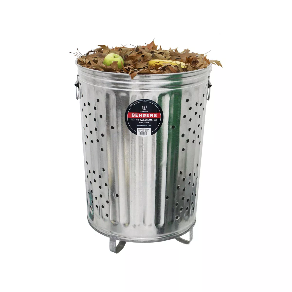 Behrens 20gal Galvanized Steel Composter Can with Lid