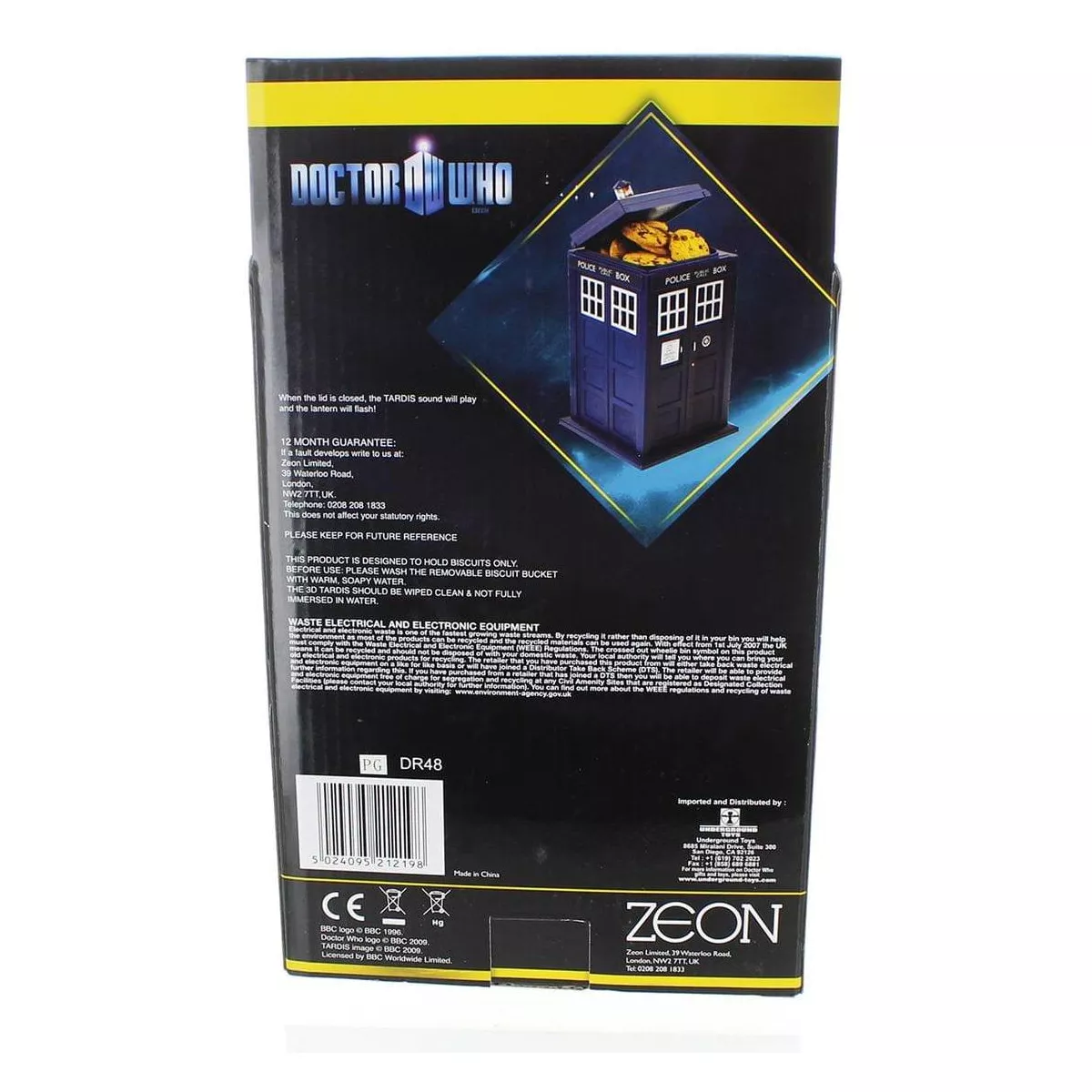 Se7en20 Doctor Who Tardis Cookie Jar with Lights & Sounds