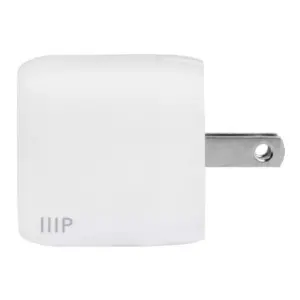 Monoprice USB-C Charger, 30W 1-Port PD GaN Technology Wall Charger for MacBook Pro/Air, iPad Pro, iPhone 12/11/Pro/Max/XR/XS/X, Pixel, Galaxy & More