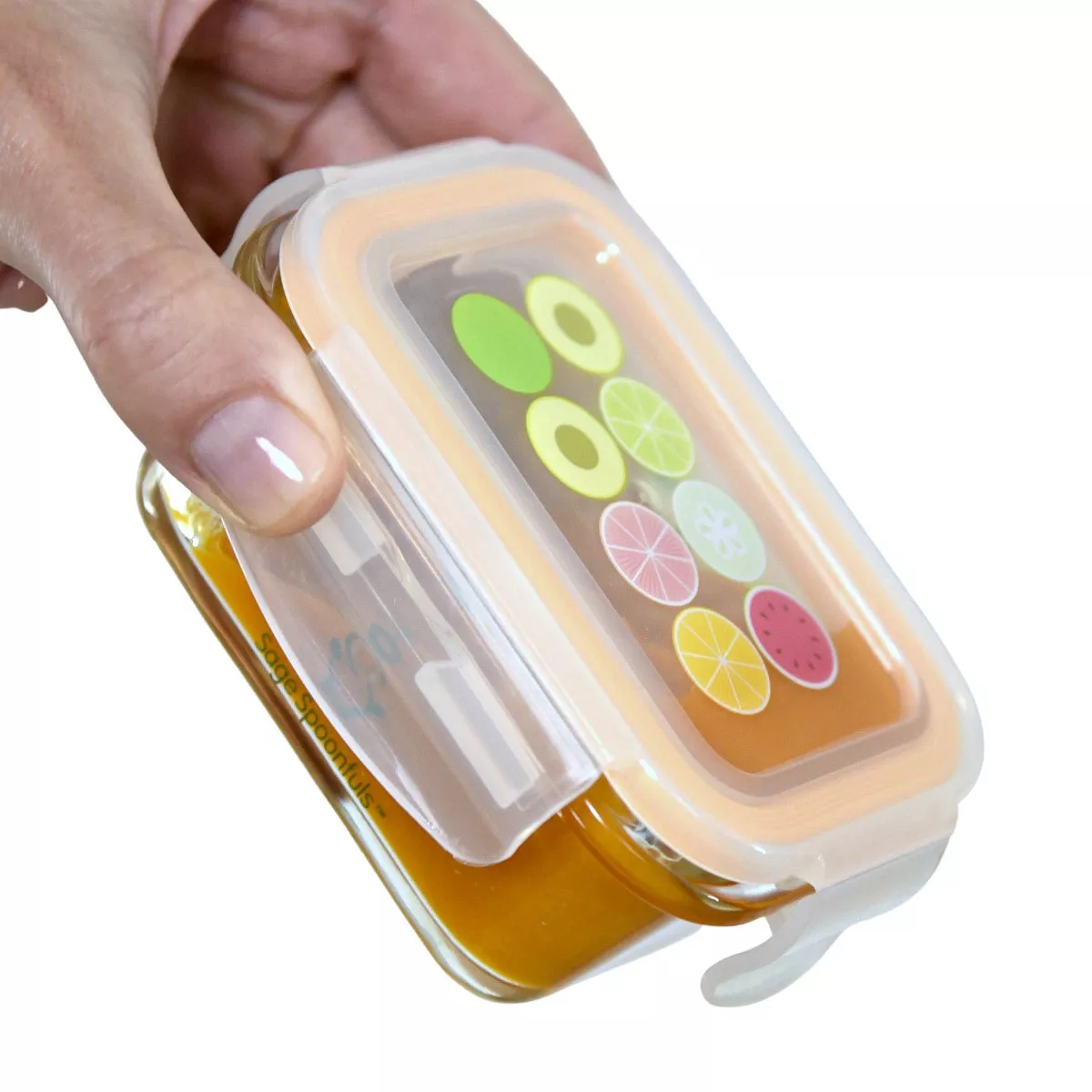Sage Spoonfuls Tough Glass Tubs 6pk Durable Baby Food Storage Container - Clear - 4oz