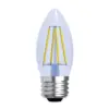 General Electric 2pk 60W Reveal Deco Clear LED Light Bulb White