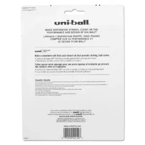 uni-ball Signo 207 Retractable Gel Pen Assorted Ink 0.7mm 8/Set 40110