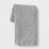 Solid Chenille Throw Blanket Gray - Threshold™