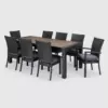 Deco 9pc Rectangle Dining Set - Gray - RST Brands