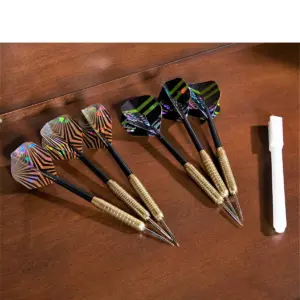 Barrington Bellevue Collection Premium Bristle Dartboard and Cabinet Set