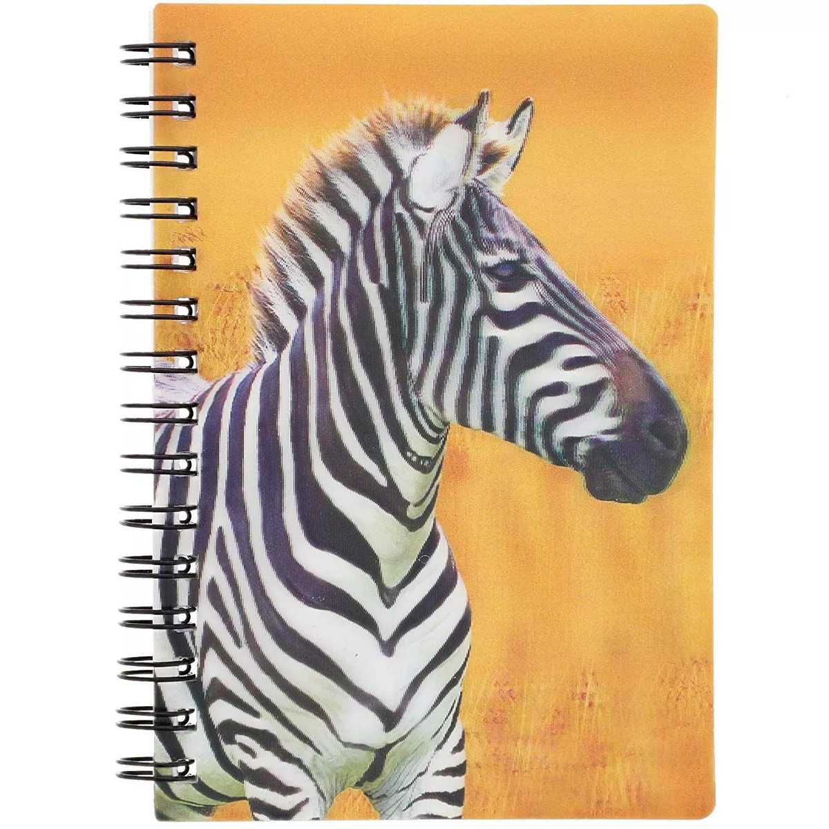 Juvale 8-Pack Tiger Lion Elephant Giraffe 3D Effect Spiral Lined Notebooks Journal (3.7x5.3 in, 70 Page)