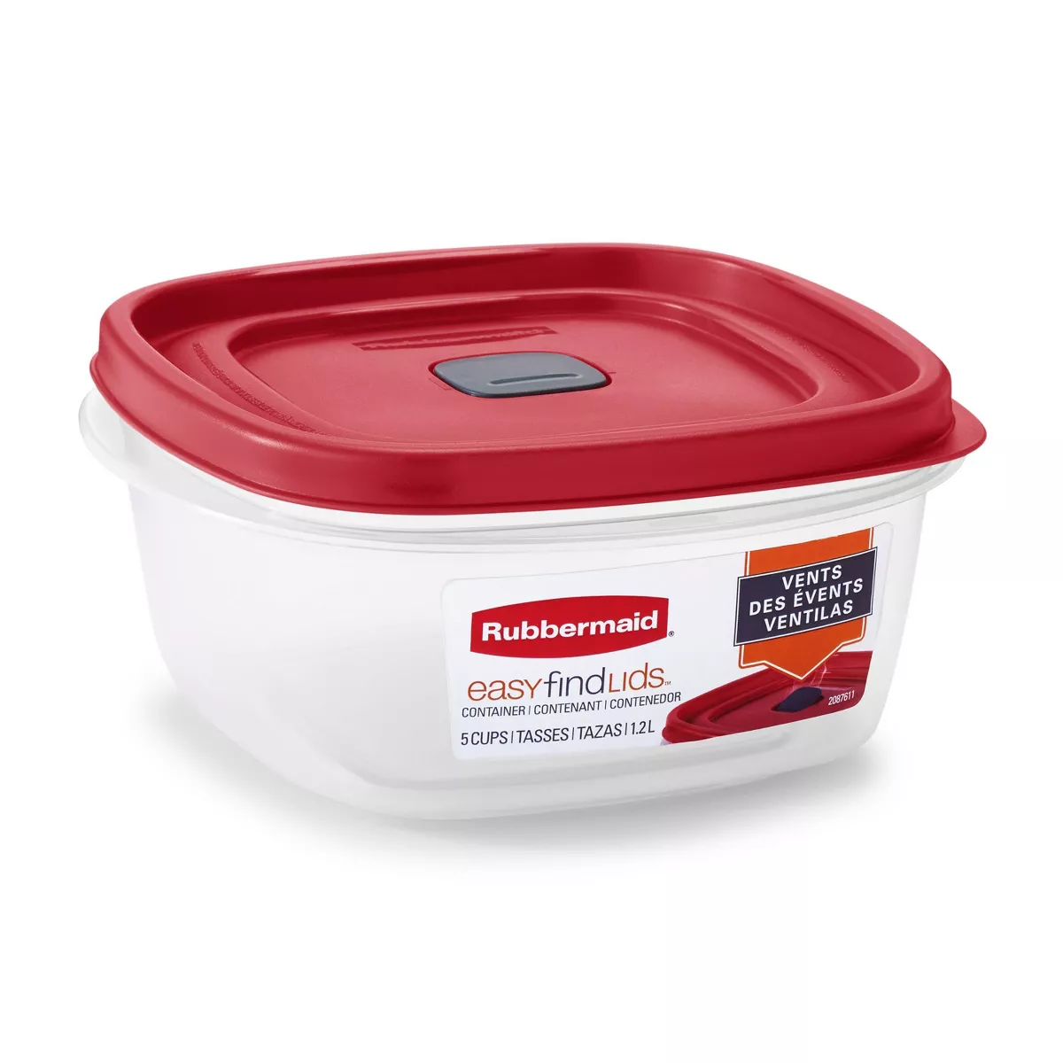 Rubbermaid 6pc Food Storage Container Set (3 containers, 3 lids)