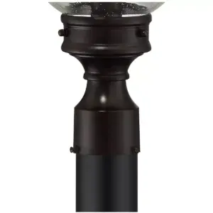 Franklin Iron Works Outdoor Post Light Fixture LED Dimmable Bronze 23