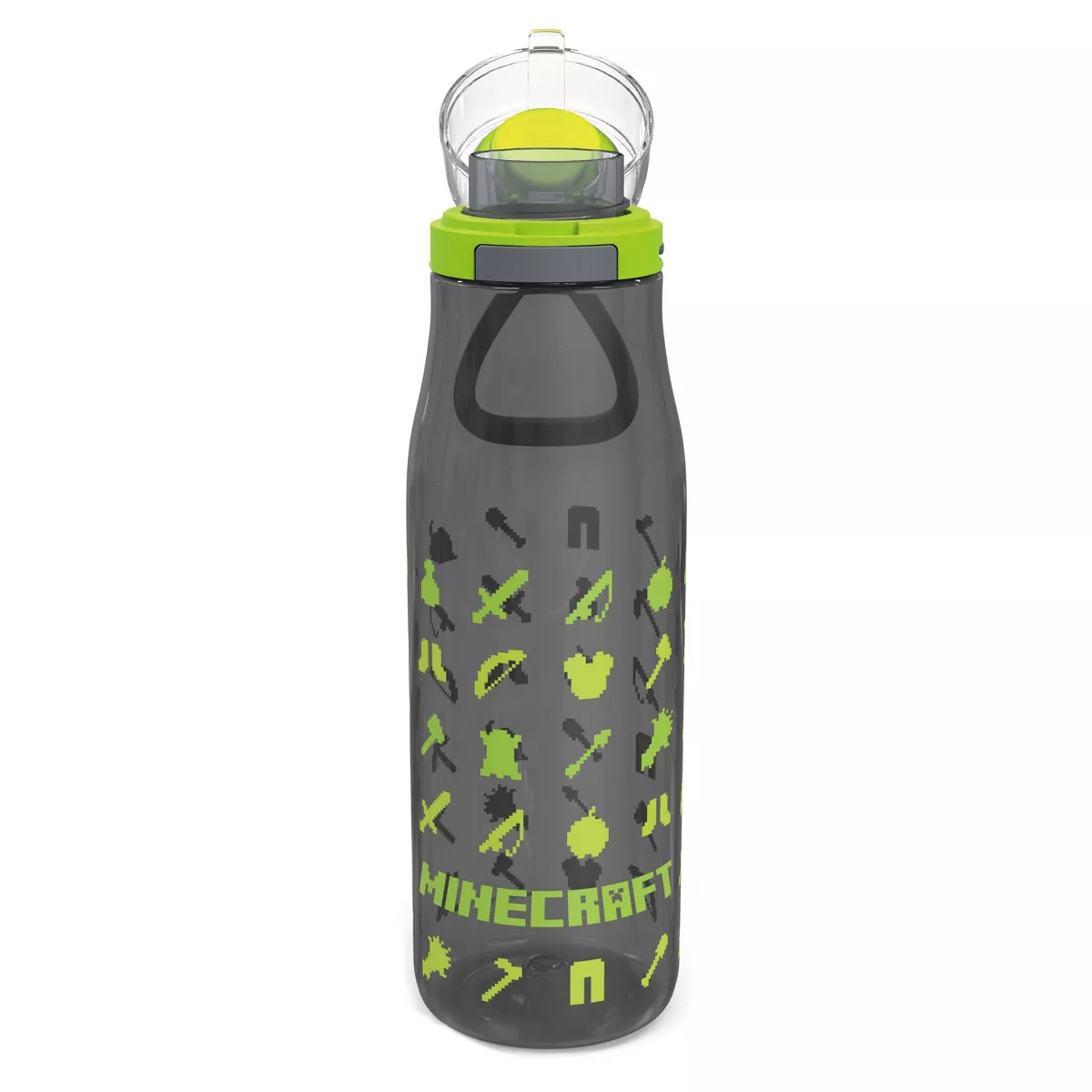 Minecraft 25oz Plastic Kiona Water Bottle with Straws - Zak Designs