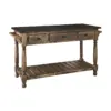 Tori Kitchen Server Cocoa Top/Latte Base - Picket House Furnishings
