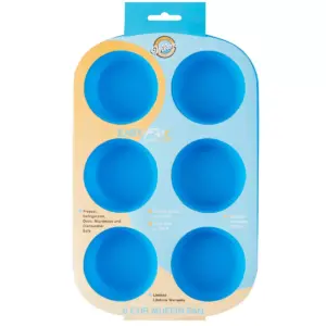 Wilton 6 Cup Easy-Flex Silicone Muffin & Cupcake Pan