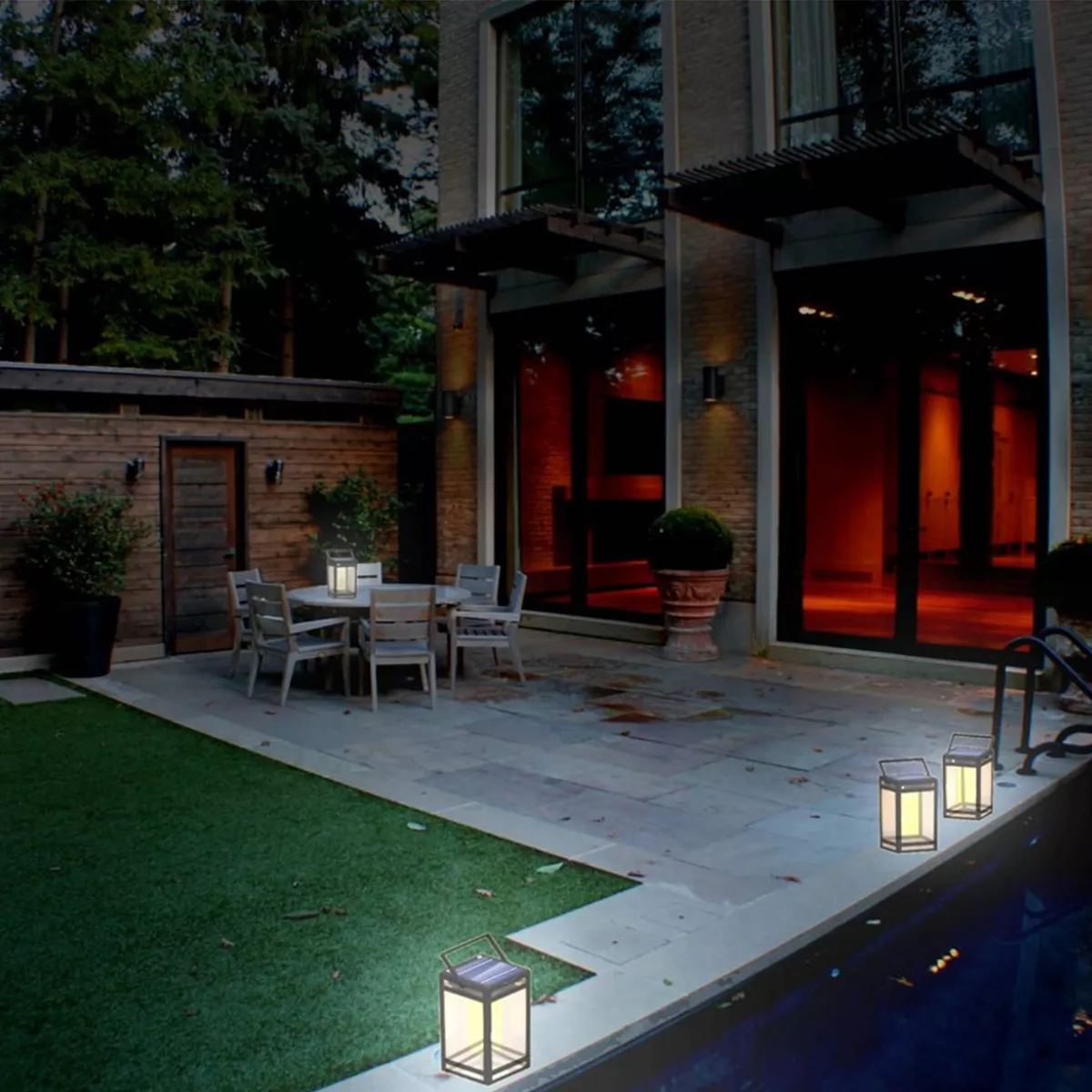 Portable Outdoor Lantern with Clear Panel - Techko Kobot