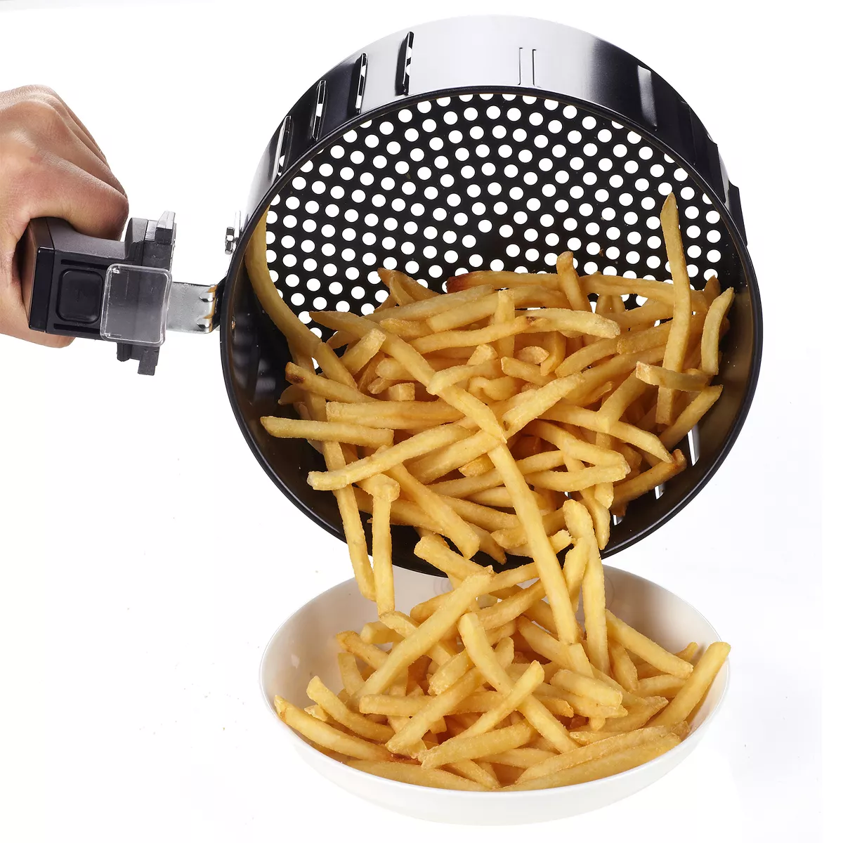 GoWISE USA GW22621 3.7-Quart 7-in-1 Programmable Air Fryer with Recipe Cook Book, Black