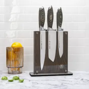 Schmidt Brothers Cutlery Bonded Ash 7pc Knife Block Set