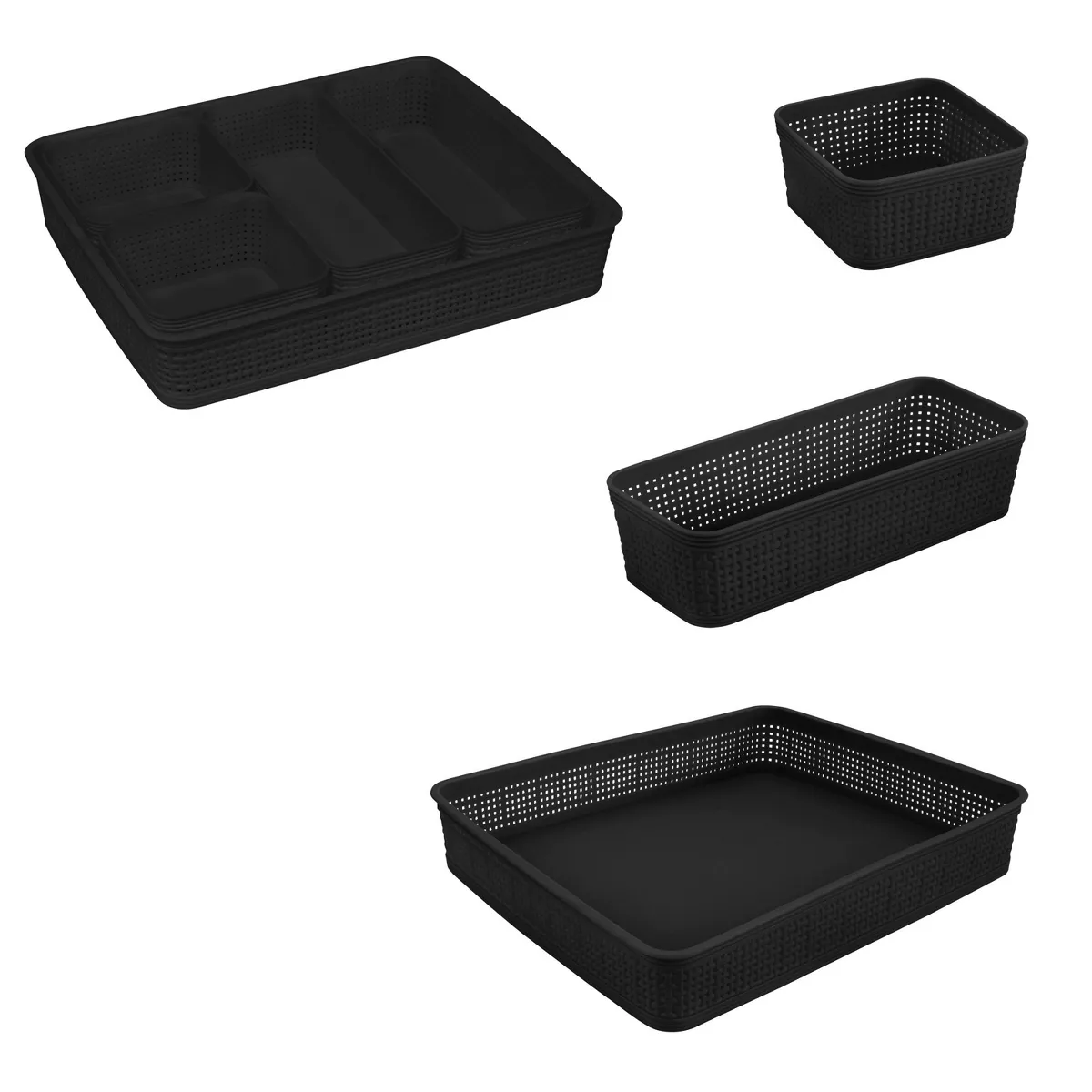 Simplify 5pk Organizing Set Black