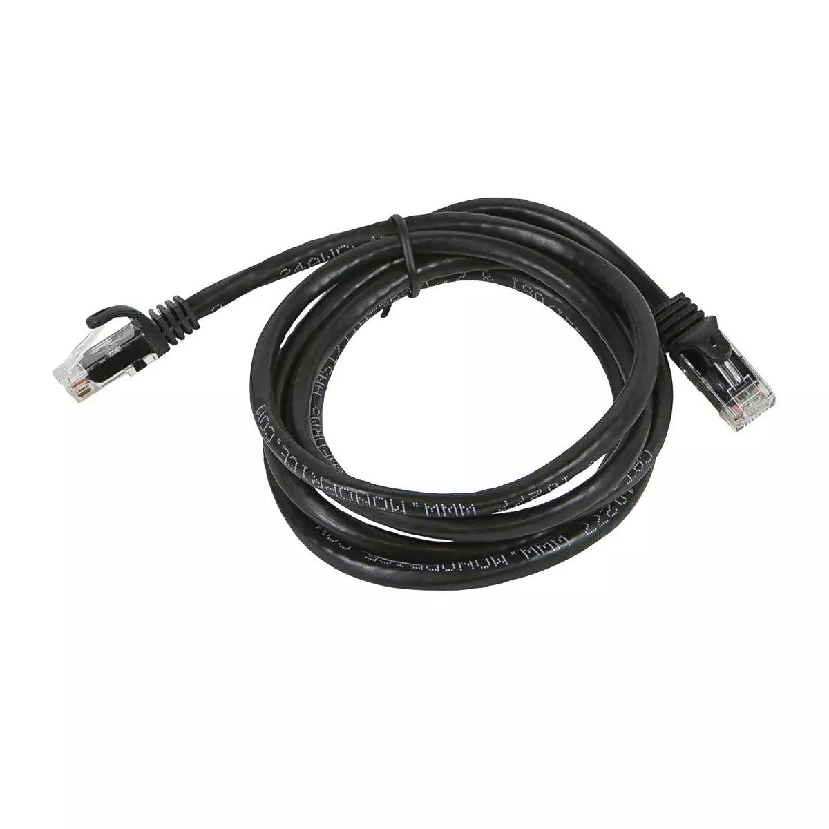 Monoprice Cat5e Ethernet Patch Cable - 20 Feet - Black | Network Internet Cord - RJ45, Stranded, 350Mhz, UTP, Pure Bare Copper Wire, 24AWG - Flexboot