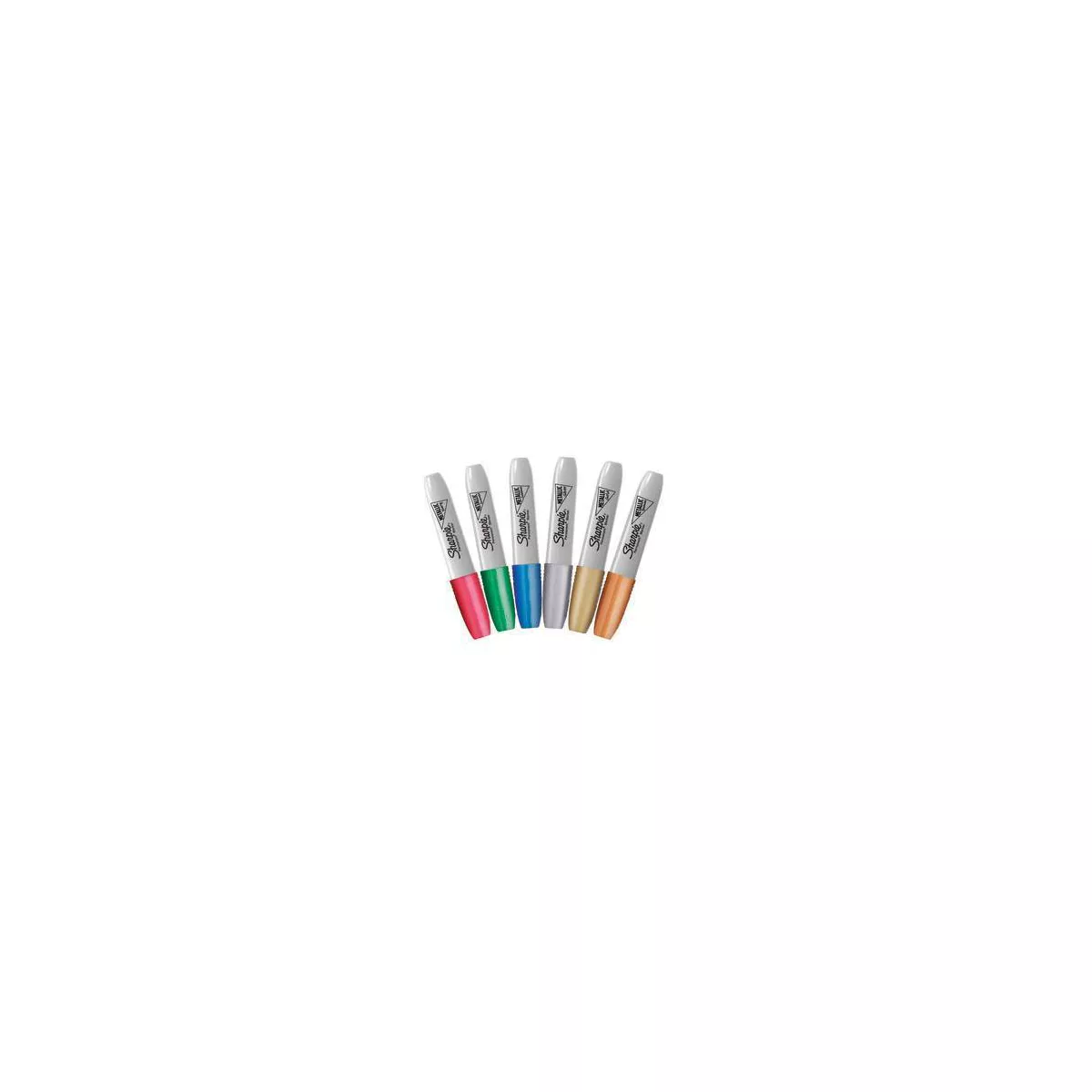 Sharpie 6pk Permanent Marker Metallic Chisel Tip Multicolor