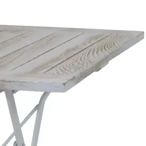 Sunnydaze Indoor/Outdoor European Chestnut Wood Folding Square Bistro Dining Table - 28