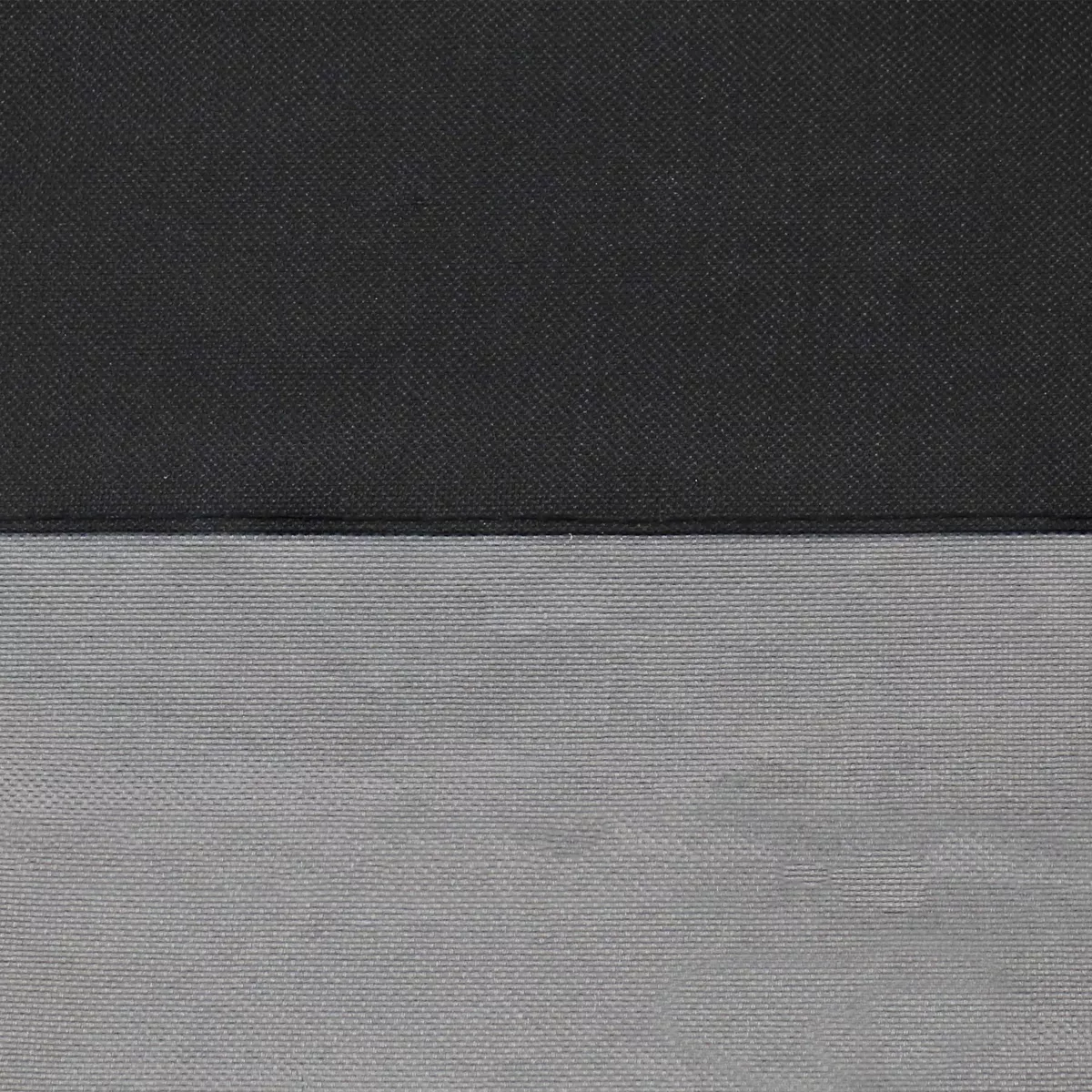 Sunnydaze Outdoor Heavy-Duty Weather-Resistant 300D Polyester Round 2-Tone Fire Pit Cover - 40" x 18" - Gray and Black