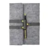 Fabric Snap Closure Lined Journal Gray - Gartner Studios